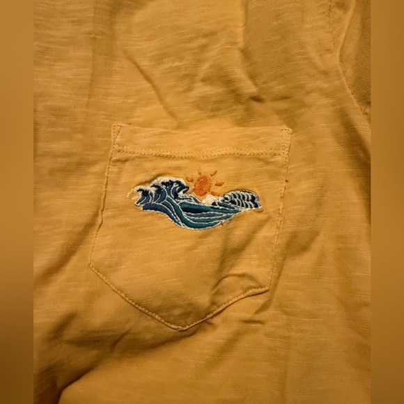 Women's Mustard Icon baby Pocket Tee - Picture 5 of 6